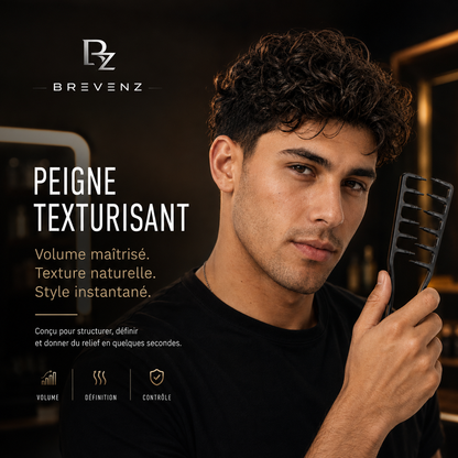 Brevenz Peigne - Peigne à Textures